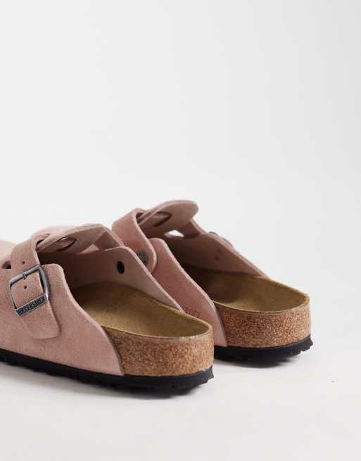 Birkenstock Boston suede clog in pink clay, 4 of 4