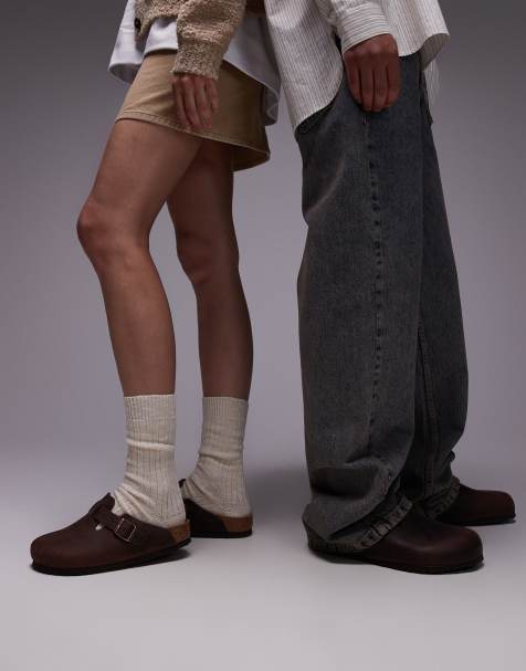 Birkenstock – Boston – Unisex-Clogs aus geöltem Leder in Habana-Braun - view 1