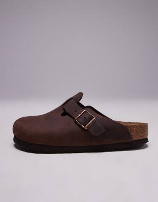 Birkenstock - Boston - Unisex-clogs i glat læder - view 1