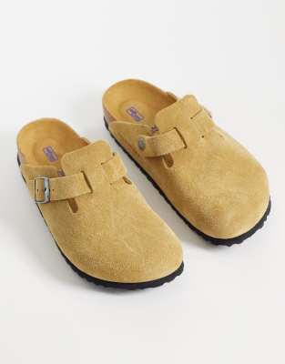 Boston - Unisex-Clogs in Korkbraun-Gelb Gelb 36