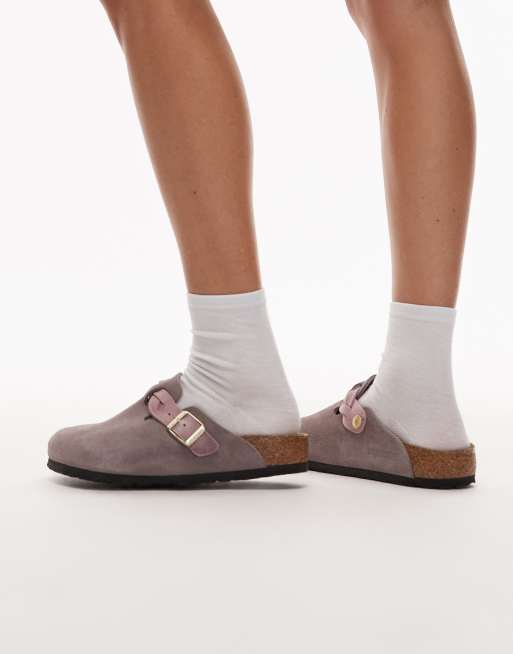 Birkenstock - Boston - Zoccoli intrecciati viola sfumato, 4 di 4