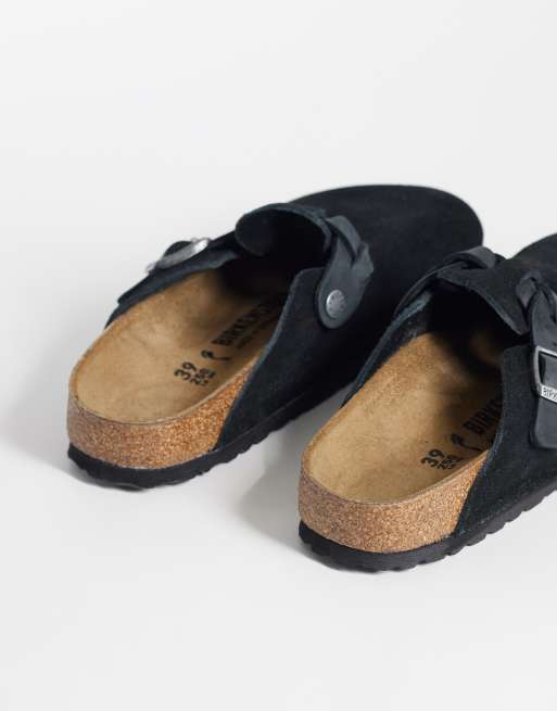 Birkenstock - Boston - Zoccoli stretti intrecciati neri, 4 di 4