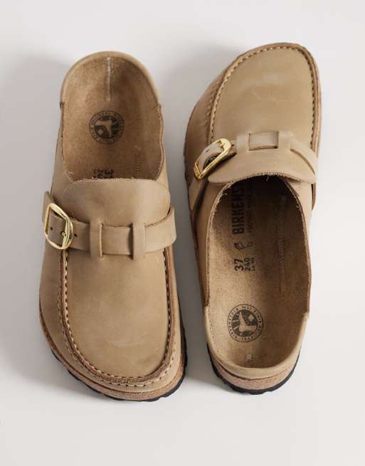 Birkenstock – Buckley – Bruna mules i oljat läder, 3 av 4