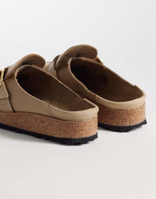 Birkenstock – Buckley – Bruna mules i oljat läder, 4 av 4