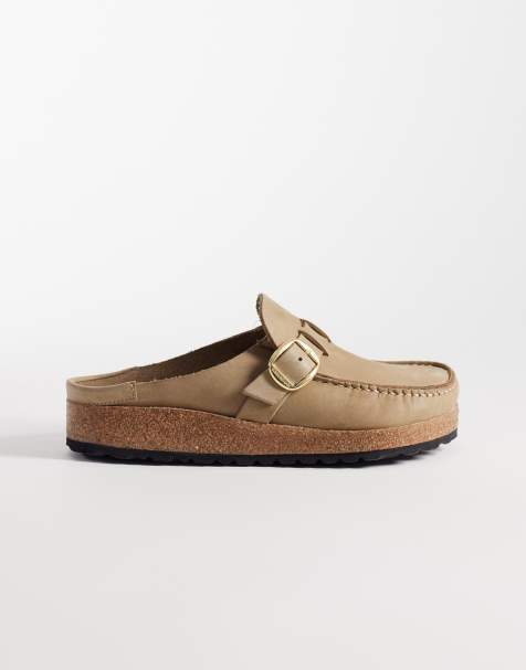 Birkenstock – Buckley – Mule z olejowanej skóry w kolorze tytoniowym - view 1