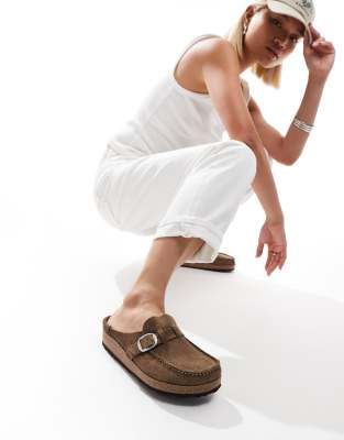 Birkenstock - Buckley - Mules in Taupe-Braun