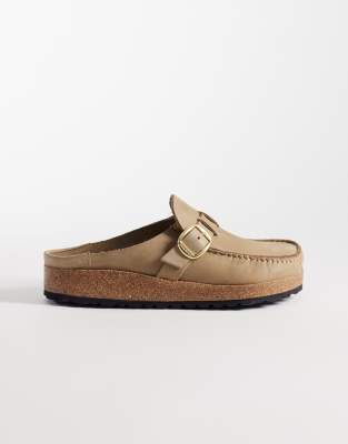 Birkenstock - Buckley - Pantoletten in Tabakbraun-Brown