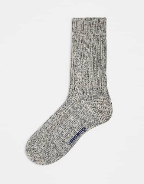 Birkenstock - Chaussettes pour homme en fil torsadé - Gris clair - view 1