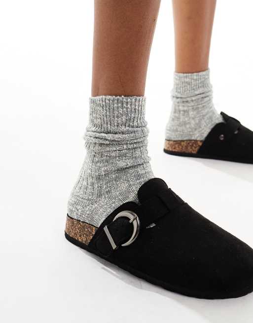 Birkenstock – Cotton Slub – Melierte Damensocken aus Baumwolle in Grau, 2 von 4