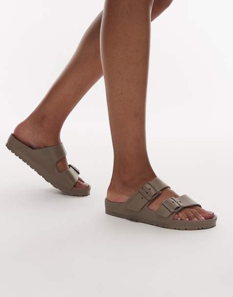 Birkenstock - EVA Arizona - Gråbrune sandaler - view 1