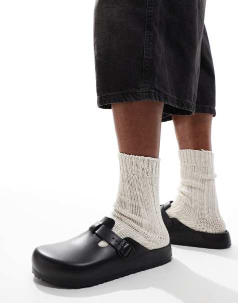Birkenstock EVA Boston clogs in black - view 1