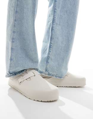 Birkenstock Birkenstock EVA Boston clogs in eggshell-White