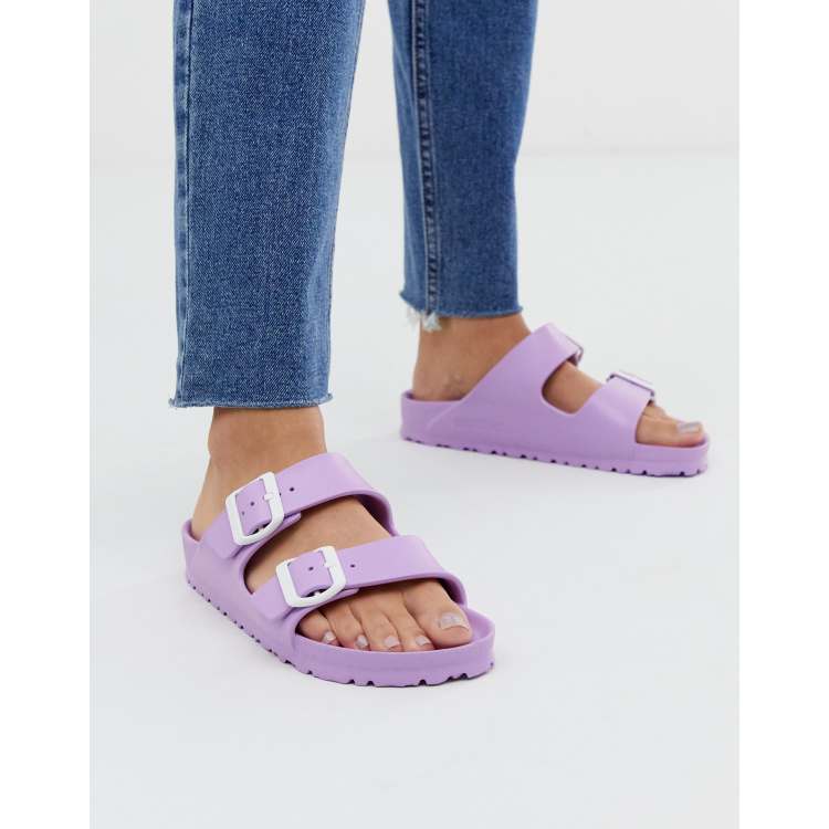 Lilac store rubber birkenstocks