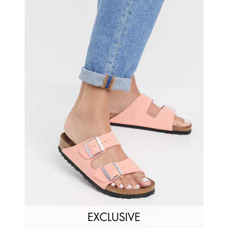 Pink vegan birkenstocks new arrivals