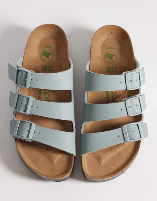 Birkenstock – Florida Flex – Szałwiowe sandały na platformie z Birko-Flor, 3 z 4