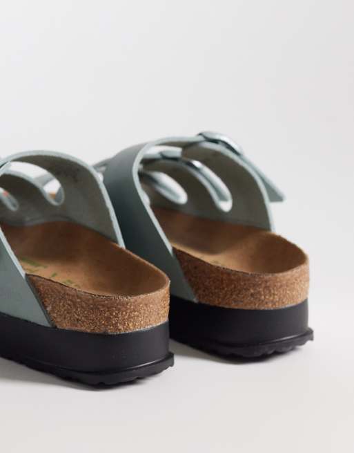 Birkenstock – Florida Flex – Szałwiowe sandały na platformie z Birko-Flor, 4 z 4