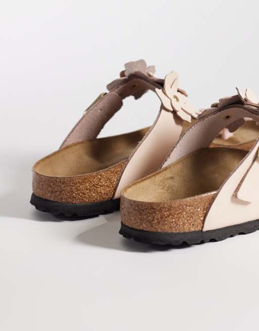 Birkenstock Gizeh Flowers sandals in light rose, 4 of 4