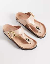 Birkenstock Gizeh High Shine in new beige