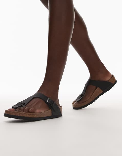 Birkenstock – Gizeh – Sandalen in Schwarz - view 1