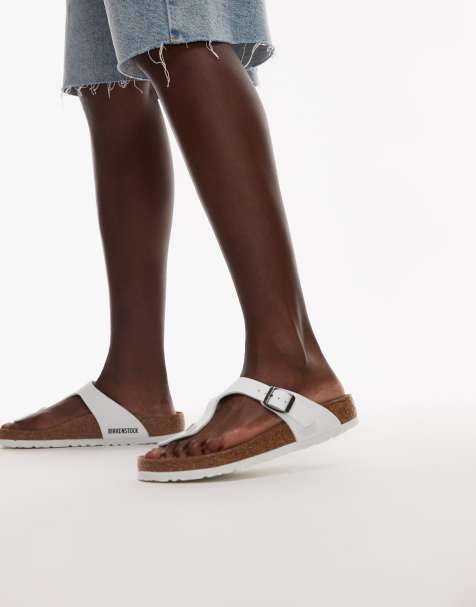 Birkenstock - Gizeh - Sandales - Blanc - view 1