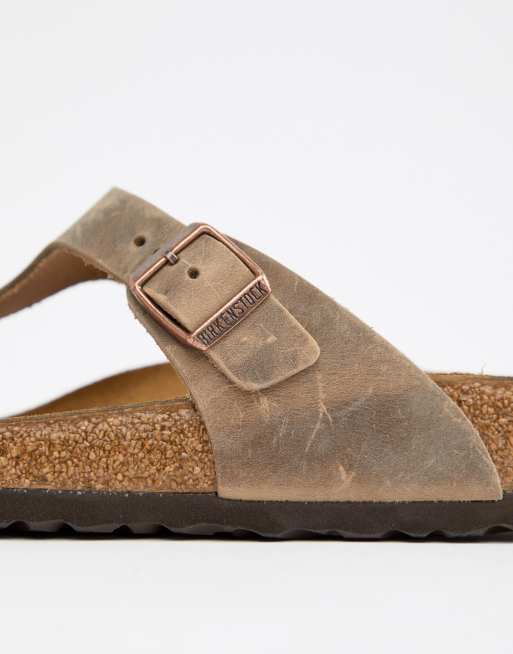Birkenstock - Gizeh - Sandali marroni in pelle oliata, 4 di 4