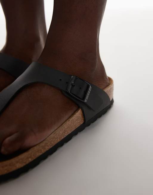 Birkenstock - Gizeh - Sandalias negras de Birko-Flor, 2 de 4