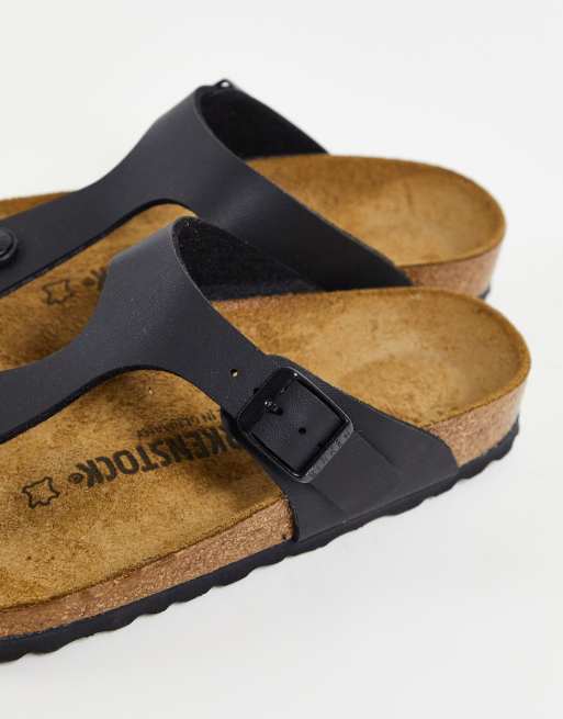 Birkenstock - Gizeh - Teenslippers in zwart, 3 van 4