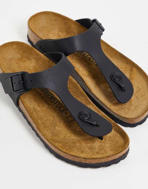 Birkenstock - Gizeh - Teenslippers in zwart, 4 van 4