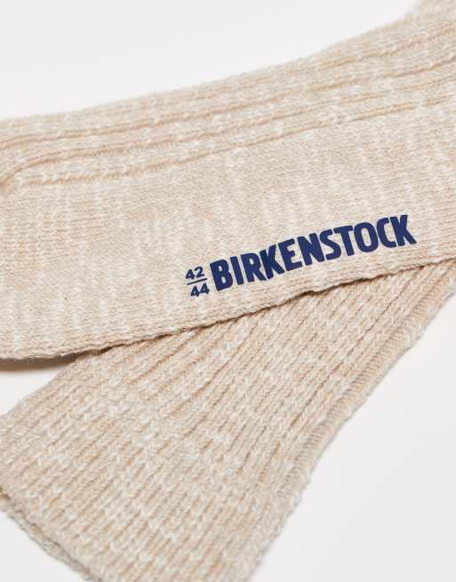 Birkenstock – Herrkläder – Beige strumpor i slubbvävd bomull, 2 av 3
