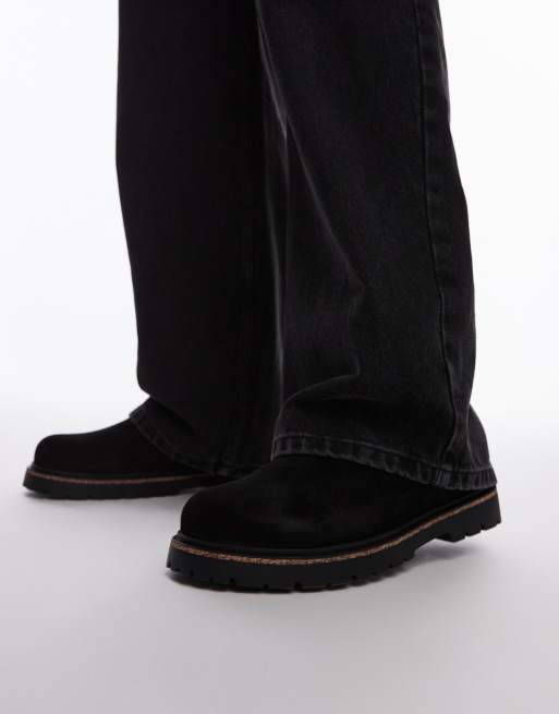 Birkenstock – Highwood – Czarne zamszowe sztyblety