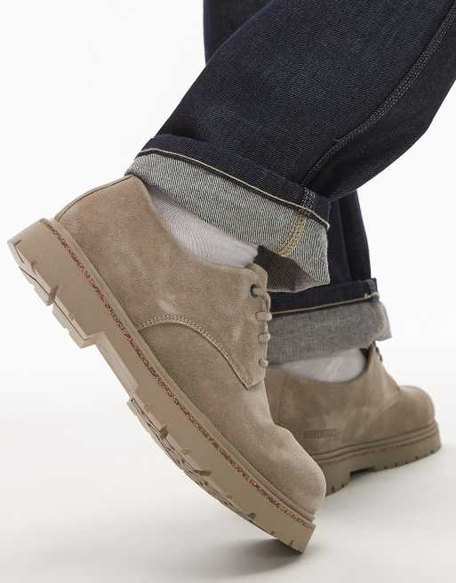 Birkenstock Highwood lace low shoe in taupe, 3 of 4