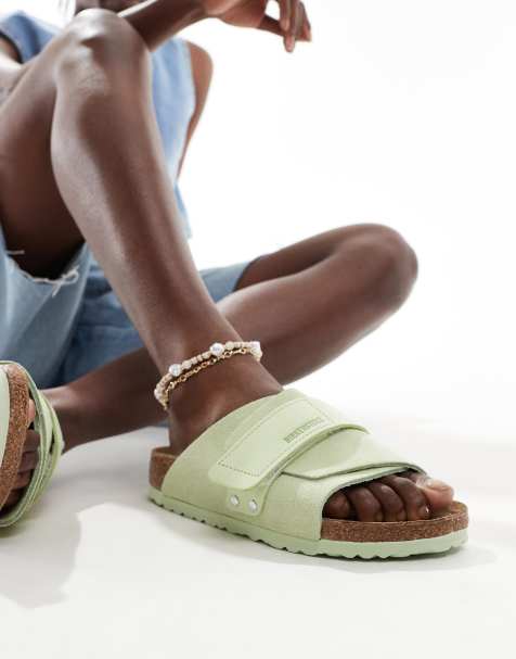 Birkenstock - Kyoto - Grønne sandaler - view 1