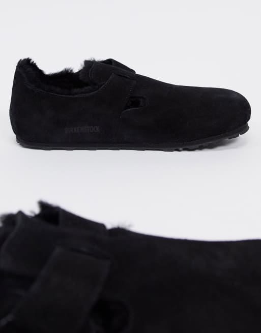 Birkenstock london shearling online black