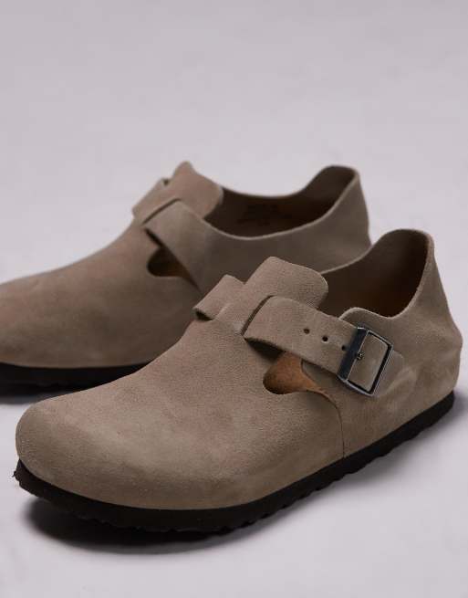 Birkenstock London - Uniseks schoenen in taupe | ASOS