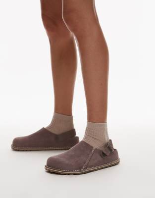 Birkenstock - Lutry - Chaussures en daim - Violet délavé