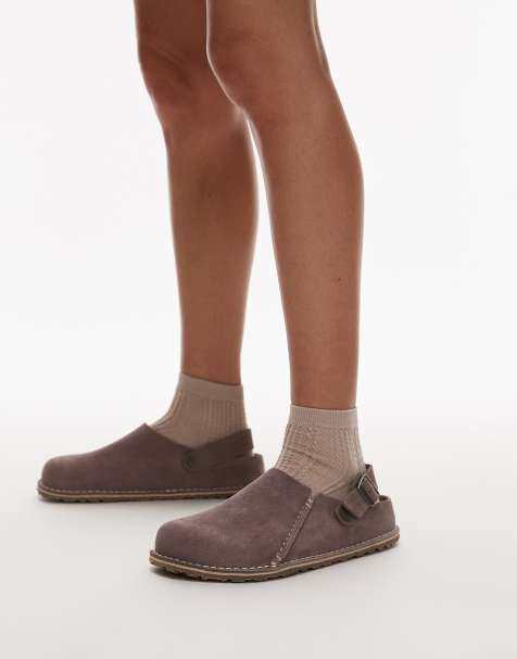 Birkenstock - Lutry - Scarpe in camoscio viola slavato - view 1