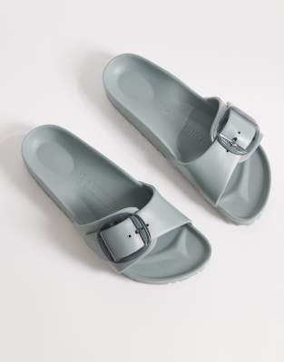  Madrid Big Buckle EVA sandals in pure sage