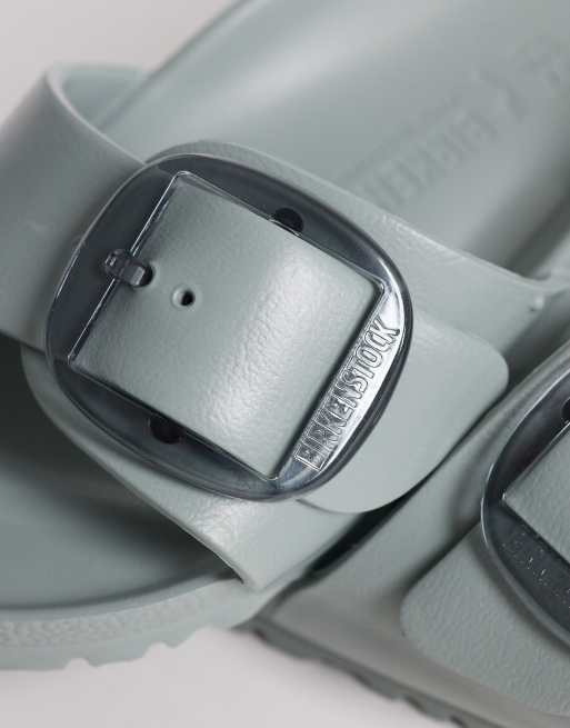 Birkenstock Madrid Big Buckle EVA sandals in pure sage, 3 of 4