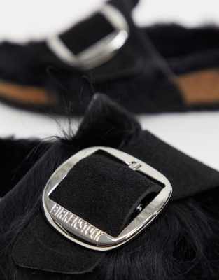 birkenstock fur slides