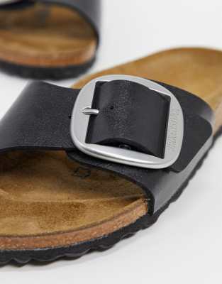 madrid big buckle birkenstock black