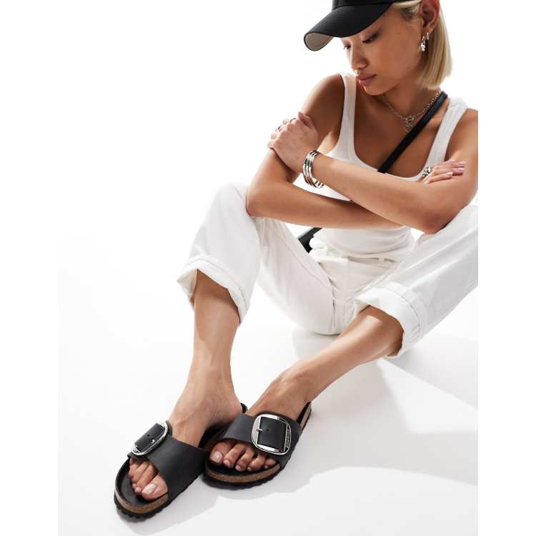 Birkenstock big cheap buckle madrid black