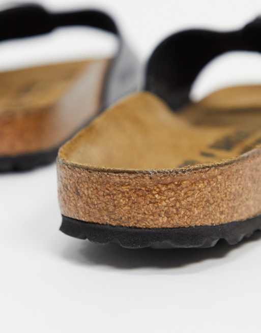 Birkenstock – Madrid – Czarne sandały z dużą klamrą, 3 z 4