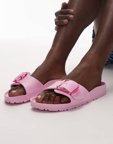 Birkenstock – Madrid – EVA-Sandalen in Rosa mit großer Schnalle - view 1