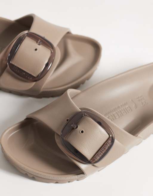 Birkenstock - Madrid - Gråbrune sko i EVA med stort spænde, 2 af 4