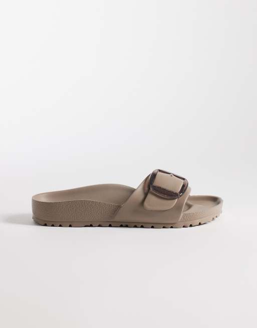 Birkenstock - Madrid - Gråbrune sko i EVA med stort spænde, 3 af 4