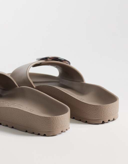 Birkenstock - Madrid - Gråbrune sko i EVA med stort spænde, 4 af 4