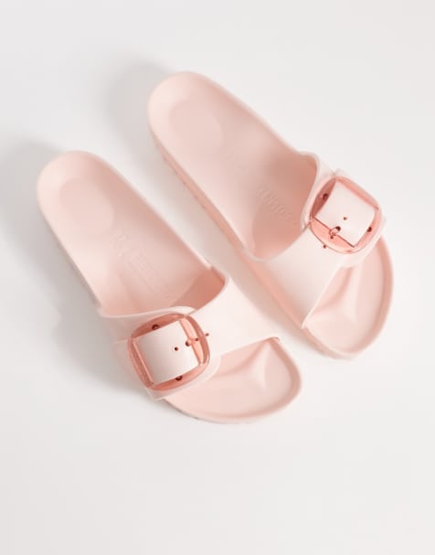Birkenstock - Madrid - Lyse rosa sandaler i EVA-materiale med store spænder - view 1