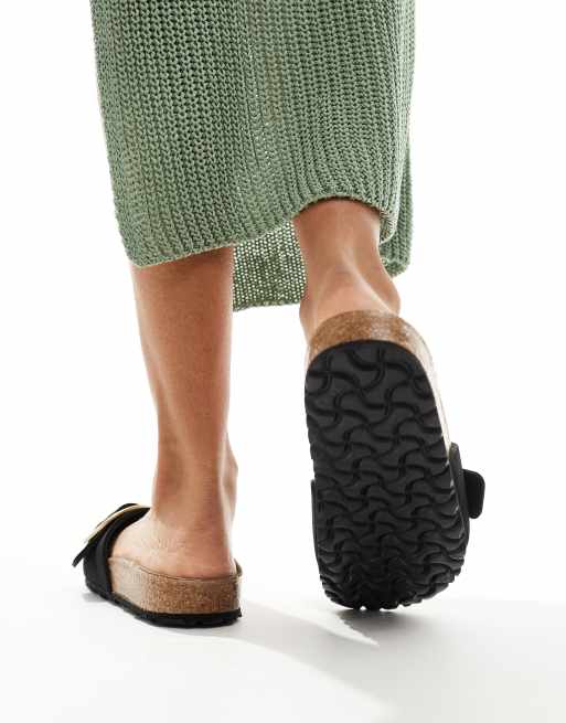 Birkenstock - Madrid - Sandaler med store spænder i sort nubuck-læder, 2 af 4