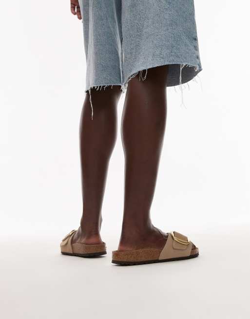 Birkenstock - Madrid - Sandfarvede sandaler med stort spænde, 2 af 4