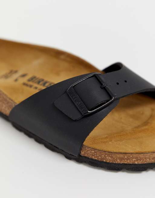 Birkenstock Madrid slide sandals in black